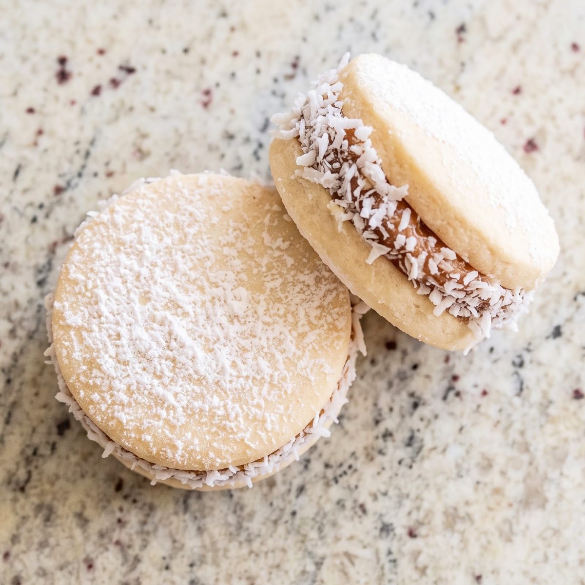 Dairy Free Dulce de Leche Alfajores