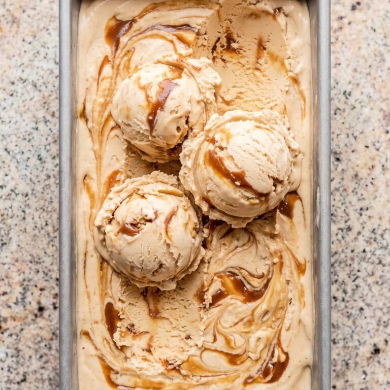 Dairy Free Dulce de Leche Ice Cream