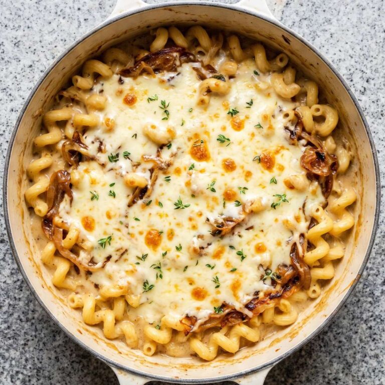 Dairy Free French Onion Pasta