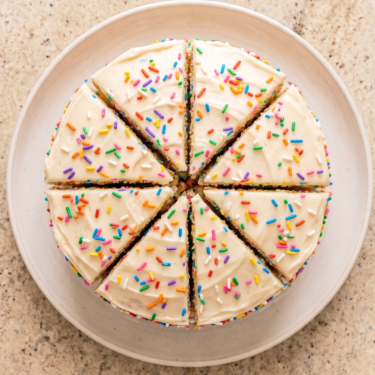 Dairy Free Funfetti Birthday Cake