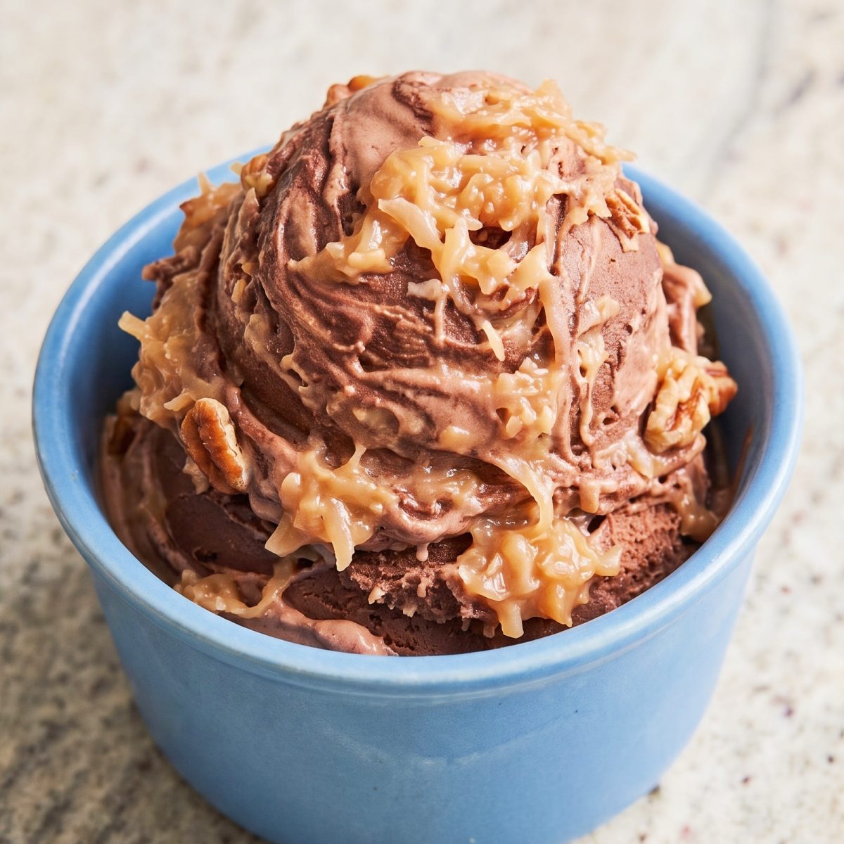 Dairy Free German Chocolate Cake Ice Cream