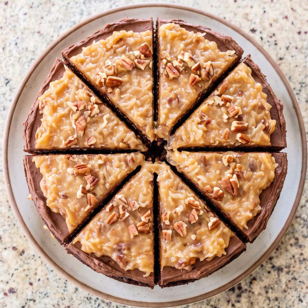 Dairy Free German Chocolate Cake