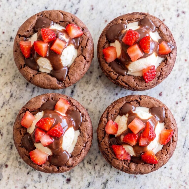 Dairy Free Hot Fudge Brownie Sundae Cups