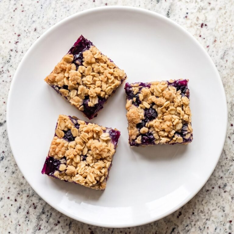 Dairy Free Lemon Blueberry Crumble Bars
