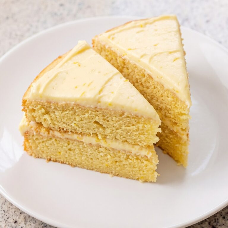 Dairy Free Lemon Layer Cake