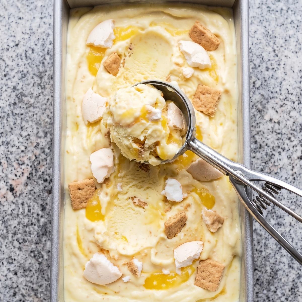 Dairy Free Lemon Meringue Pie Ice Cream