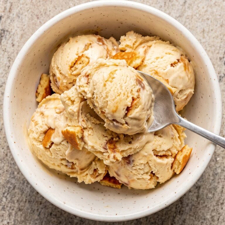 Dairy Free Maple Pancake Crunch Ice Cream