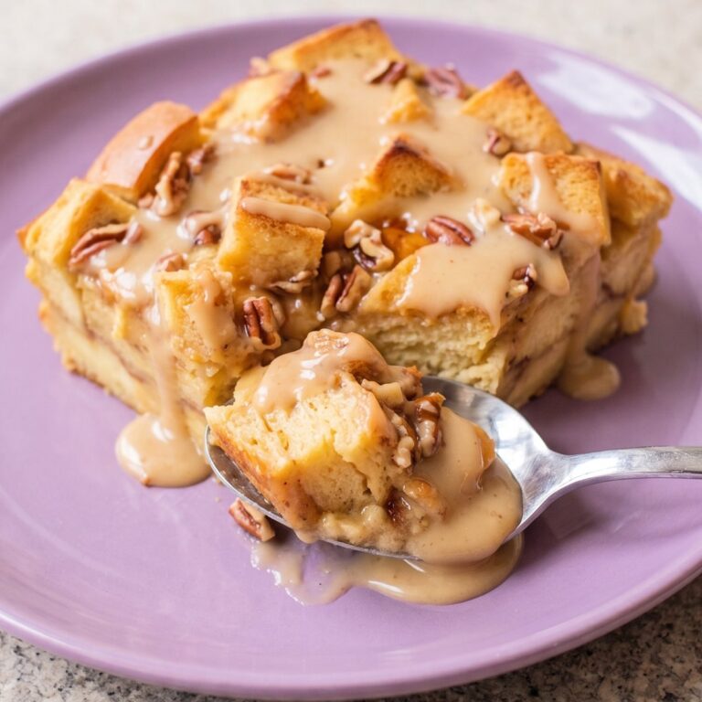 Dairy Free Maple Pecan Bread Pudding