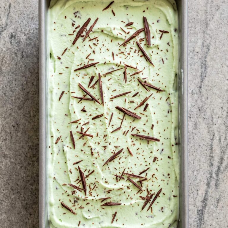 Dairy Free Mint Chocolate Chip Ice Cream