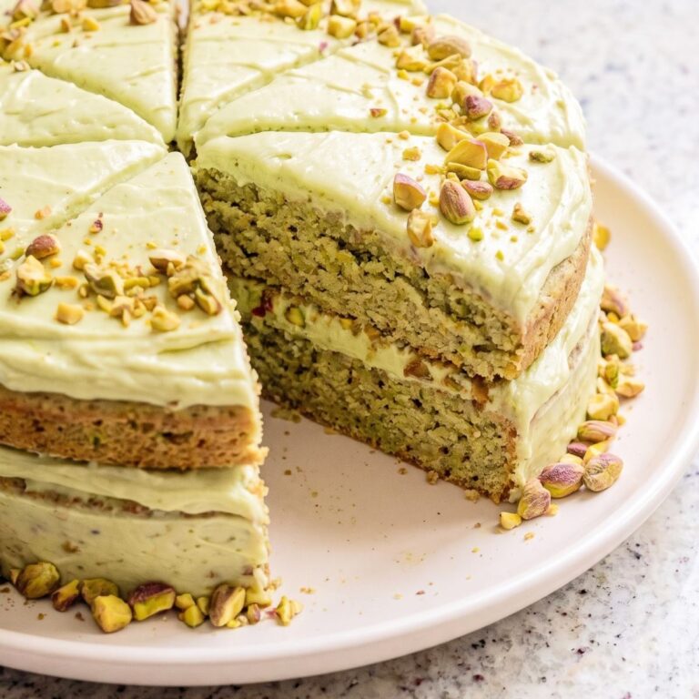 Dairy Free Pistachio Cake