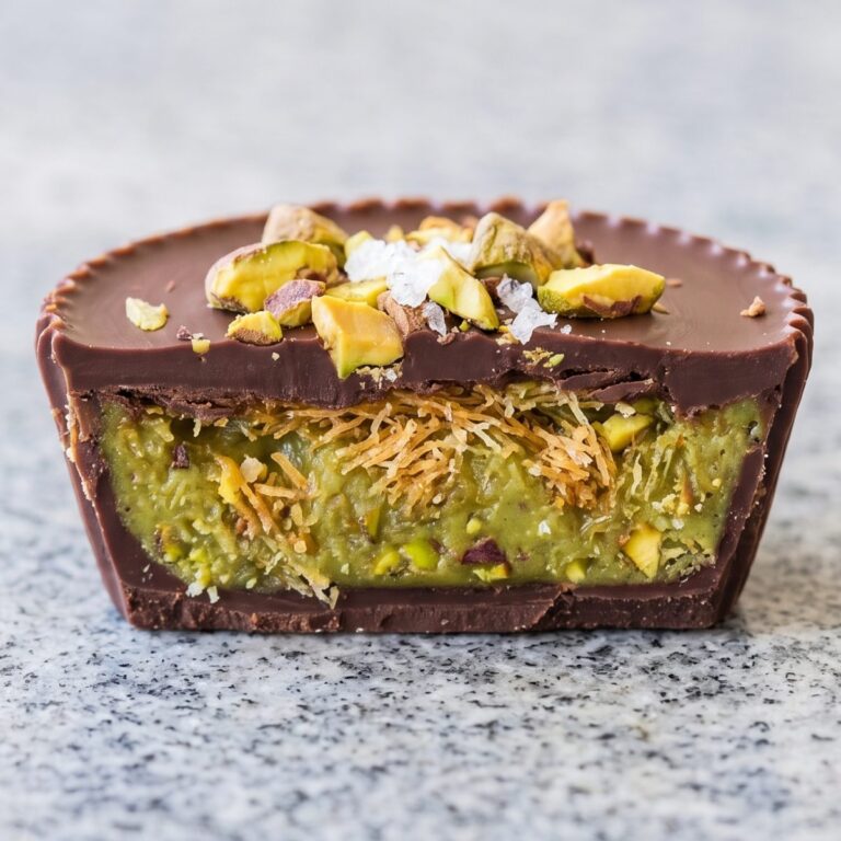 Dairy Free Pistachio Chocolate Crunch Cups