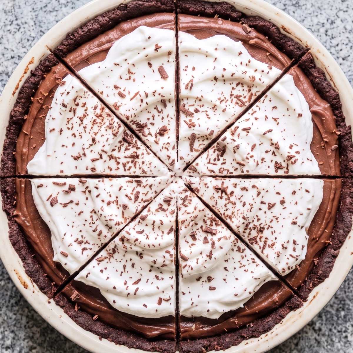 Dairy Free Protein French Silk Pie
