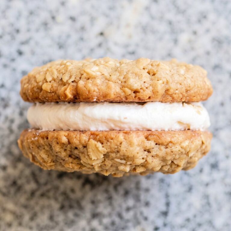Dairy Free Protein Oatmeal Cream Pies