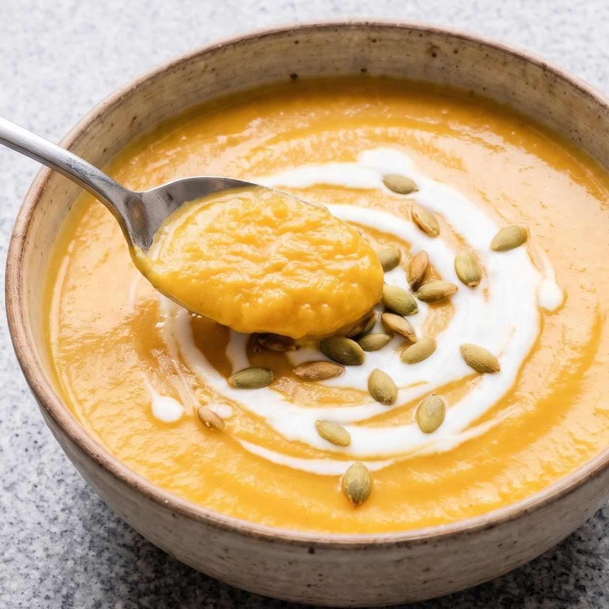 Dairy Free Roasted Butternut Squash Soup