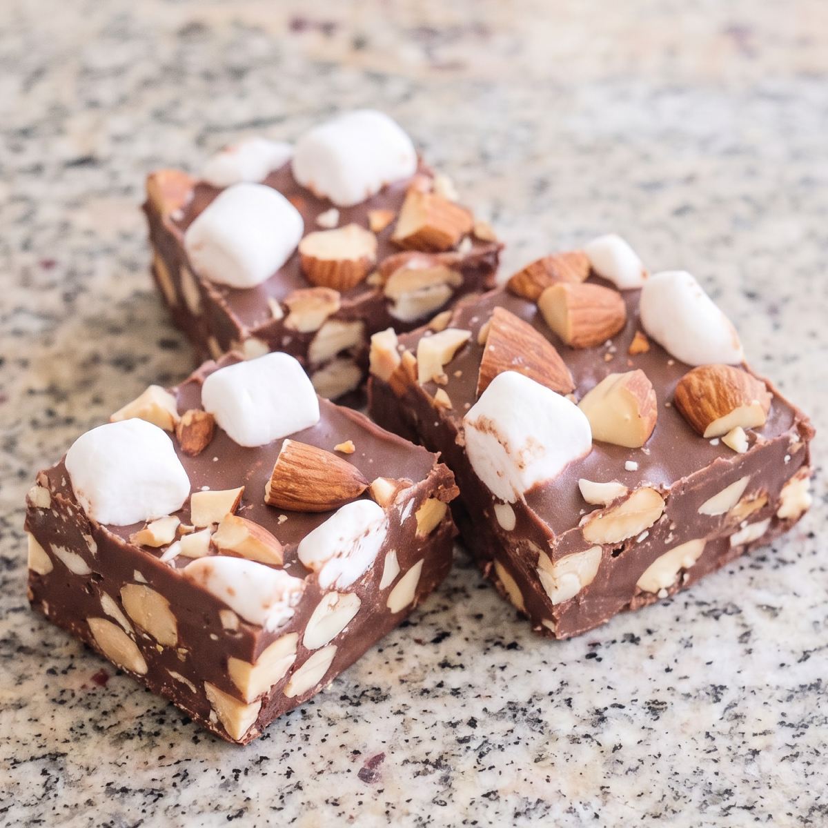 Dairy Free Rocky Road Fudge