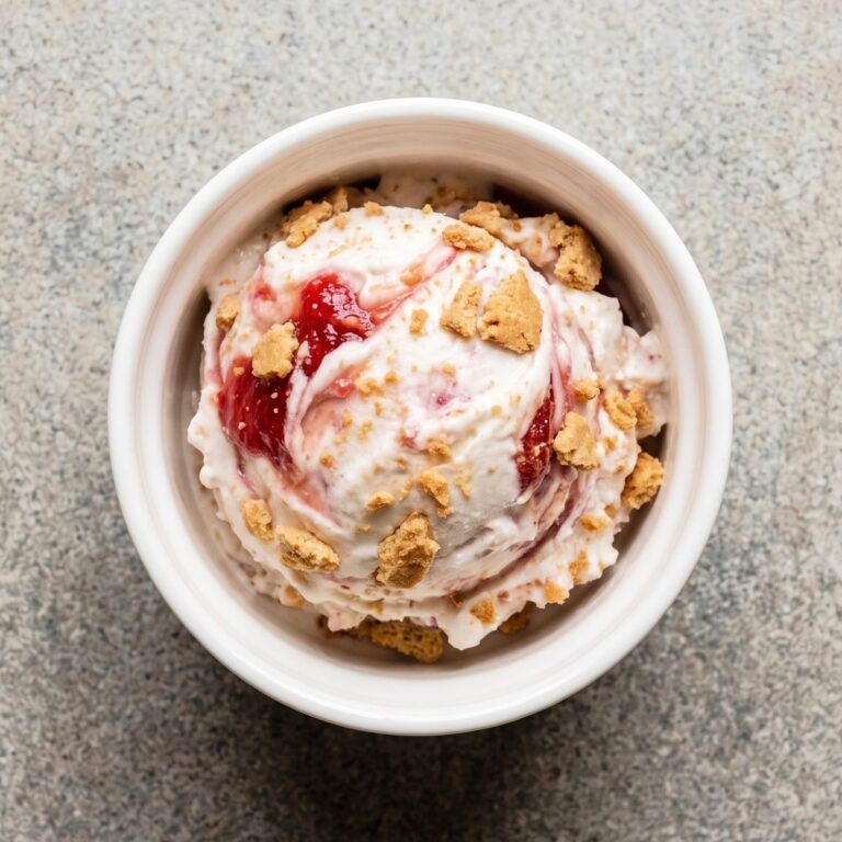 Dairy Free Strawberry Cheesecake Ice Cream
