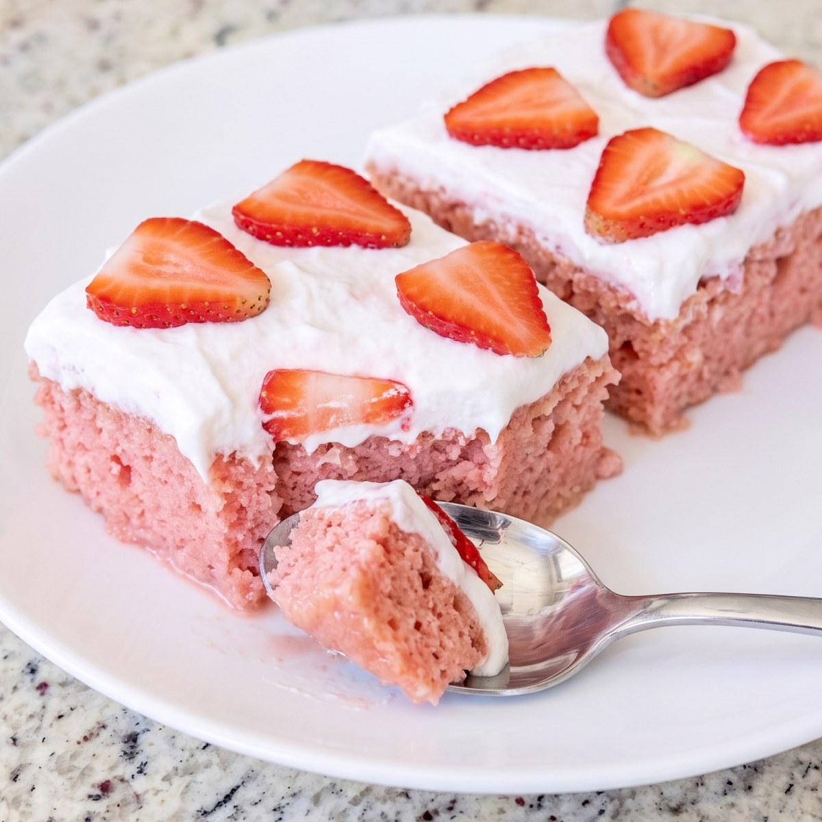 Dairy Free Strawberry Tres Leches Cake