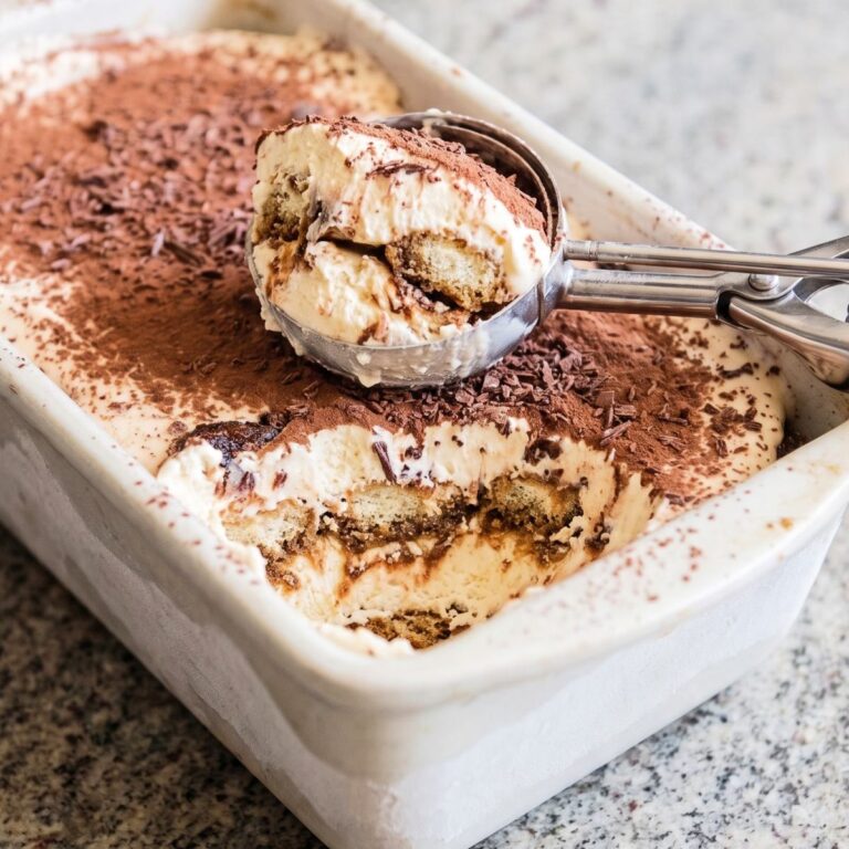 Dairy Free Tiramisu Ice Cream