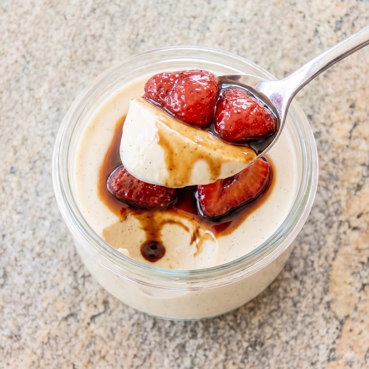 Dairy Free Vanilla Bean Panna Cotta